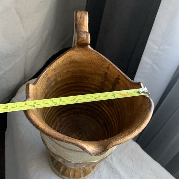 Vintage pottery pitcher. Made in Italy. - Picture 3 of 7